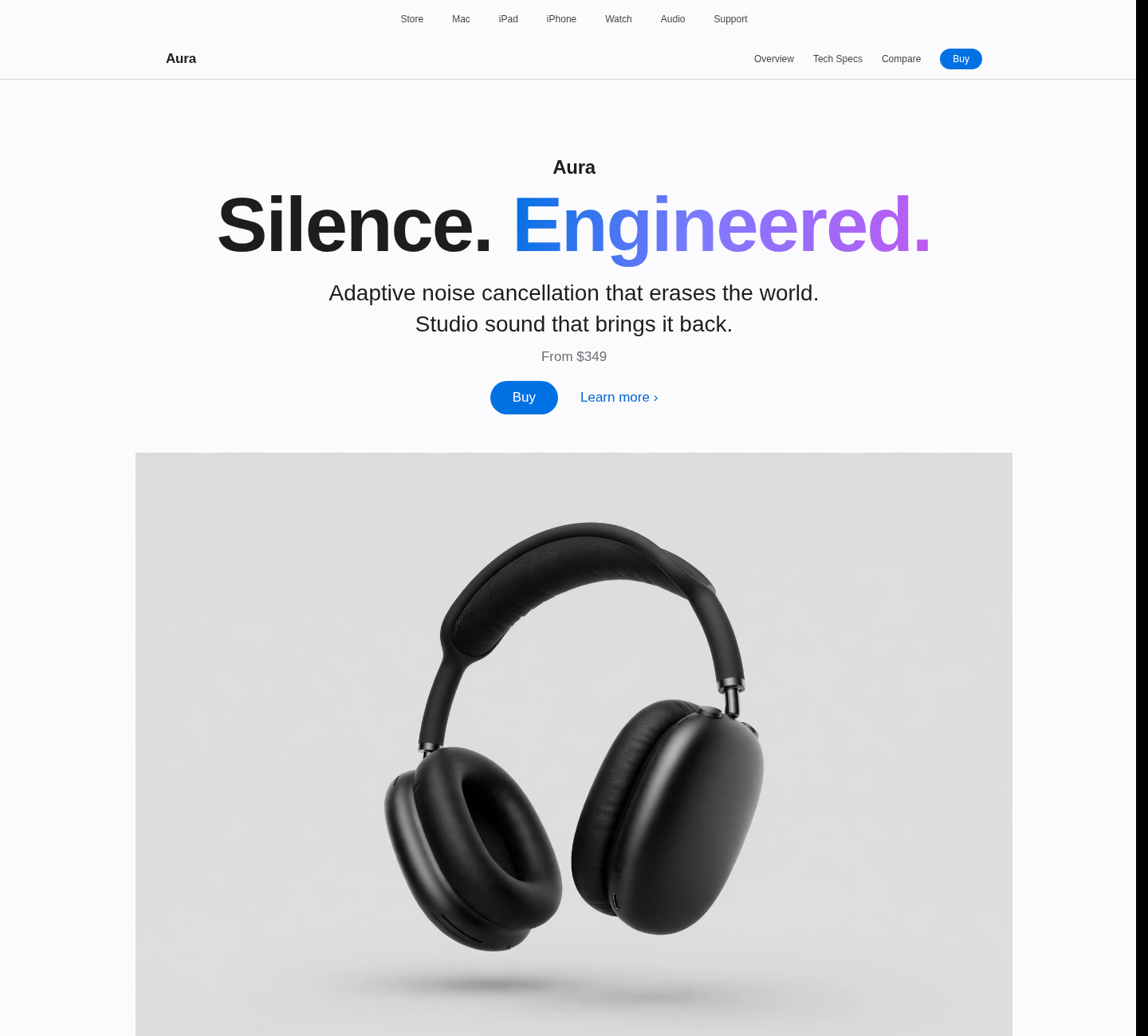 Apple-Style UI Design preview 1