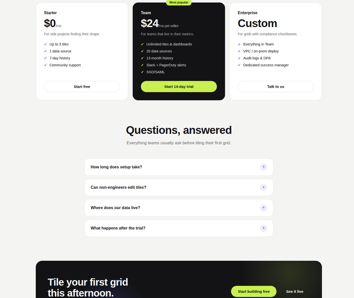 Bento-Style UI Design preview 3