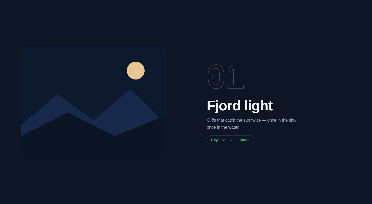 Scroll Narrative UI preview 3