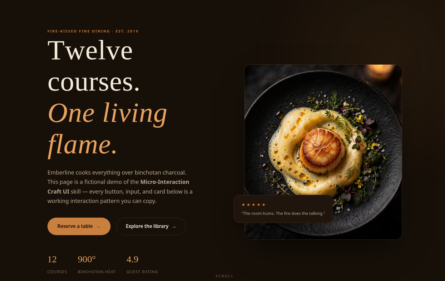 Micro Interaction UI preview 1