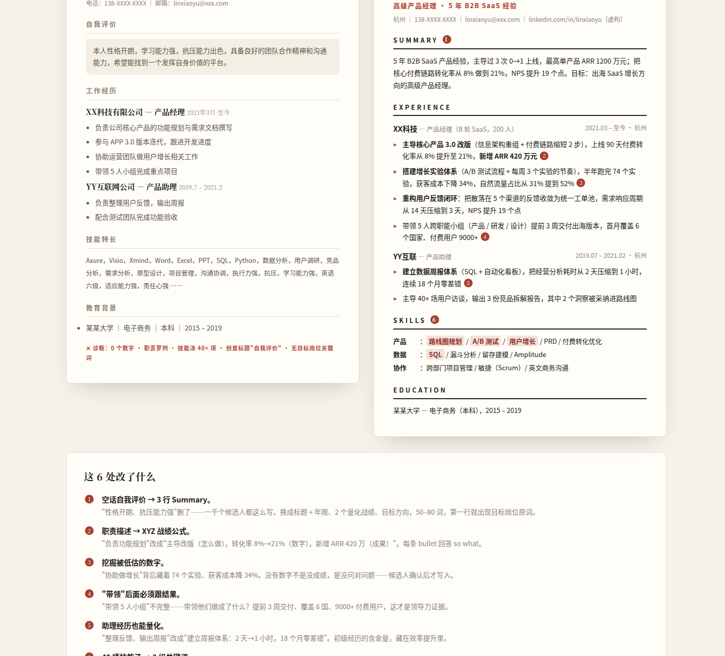 Resume Writer preview 2